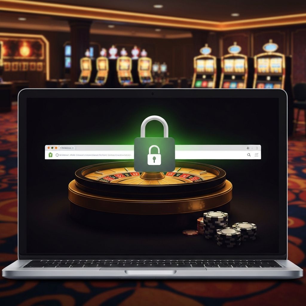 Casino SSL encryption and data security — encrypted data tunnel protecting player information