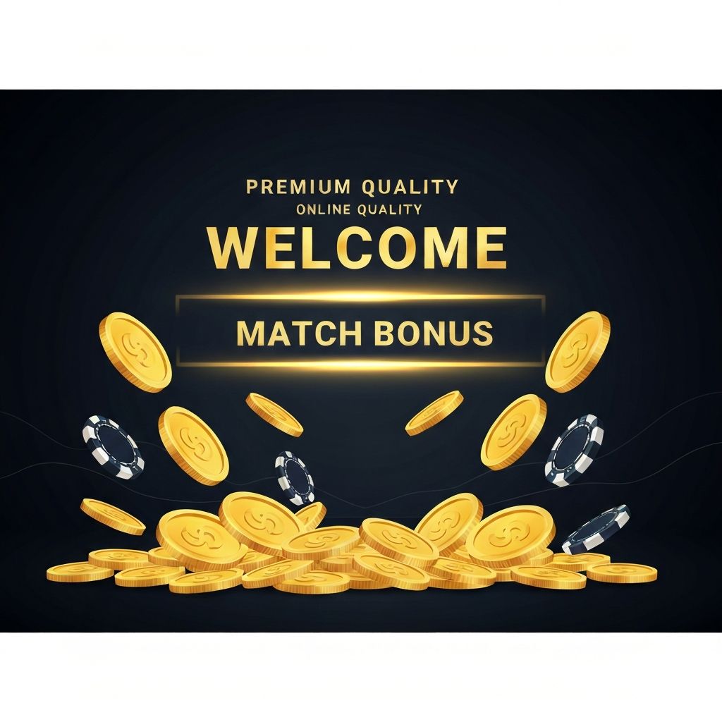 Casino welcome bonus deposit match — 100% first deposit bonus explained